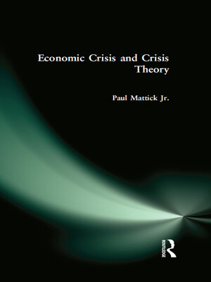 cover image of Economic Crisis and Crisis Theory